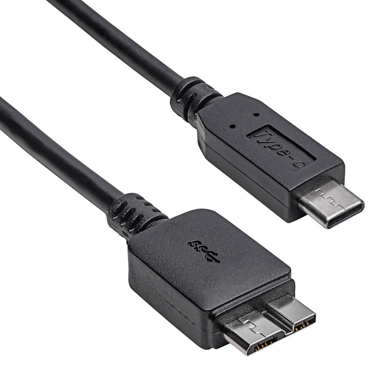 Akyga AK-USB-44 Cabo Micro-USB B (M) para USB-C (M), USB 3.1, 1 m