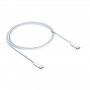 Cabo Akyga AK-USB-51 trançado USB-C para USB-C para iPhone 15, USB 2.0, 60 W, 1 m, branco
