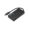 Hub USB-C ativo Akyga AK-AD-52, USB-C (M) para 4x USB-A (F), USB 3.1, 20 cm