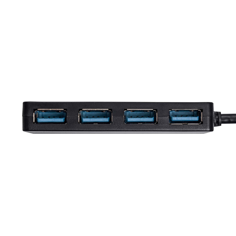 Hub USB-C ativo Akyga AK-AD-52, USB-C (M) para 4x USB-A (F), USB 3.1, 20 cm