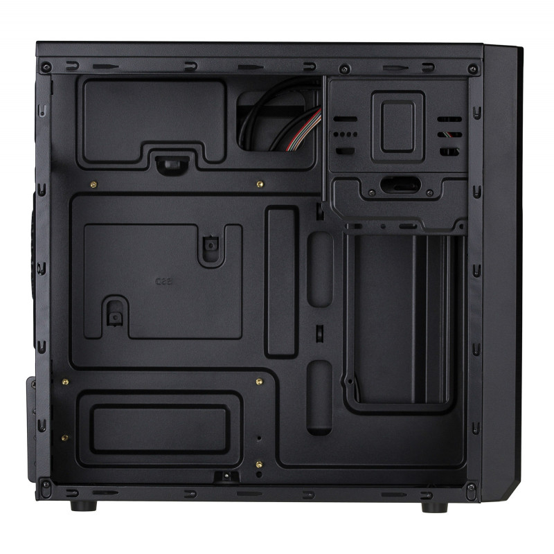 Caixa Micro-ATX Akyga AK17BK, 2x USB 3.0, sem fonte de alimentação, preto