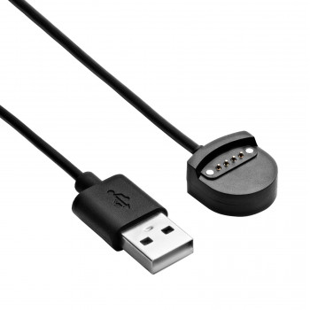 Cabo de carregamento Akyga AK-SW-56 para Ticwatch S / E, USB-A, 1 m