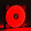 Ventoinha de caixa Akyga AW-12E-BR 120 mm, 33 LEDs vermelhos, Molex, preto