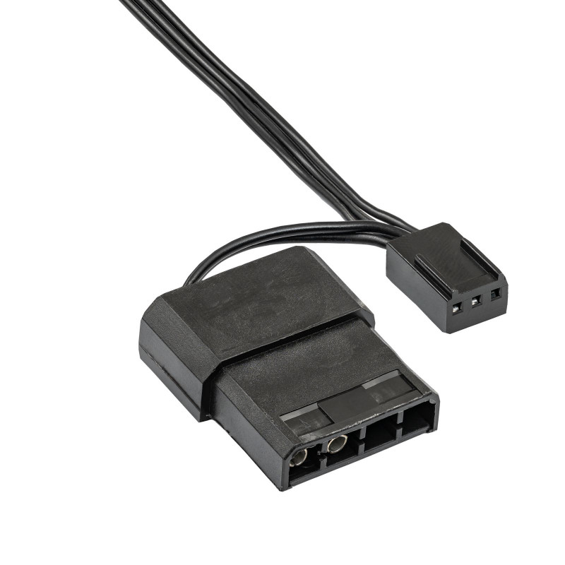 Ventoinha de caixa Akyga AW-12E-BR 120 mm, 33 LEDs vermelhos, Molex, preto