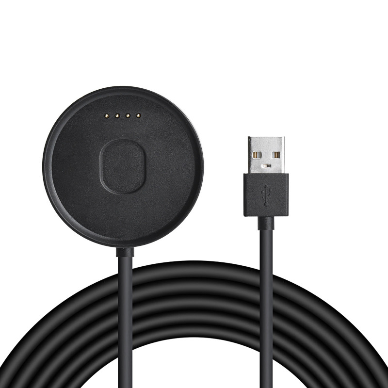 Cabo de carregamento Akyga AK-SW-57 para Ticwatch S2 / E2, USB-A, 1 m