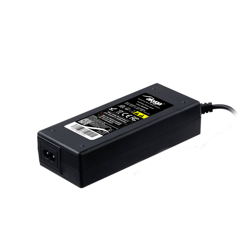 Carregador Akyga AK-EV-03 para e-bikes e trotinetes elétricas com bateria de 36 V, 42 V / 2 A, 84 W, ficha XLR 3 pinos, 1 m