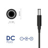 Carregador Akyga AK-EV-06 para baterias de 48 V, 54,6 V / 2 A 110 W, DC 5,5 x 2,1 mm, 1 m