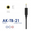 Fonte de alimentação universal Akyga AK-TB-21 5 V / 2 A 10 W, DC 2,5 x 0,7 mm, 1,5 m, preto