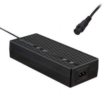 Carregador para e-bike Akyga AK-EV-05 para baterias de 48 V, 54,6 V / 2 A, 110 W, conector fêmea GX16 12 mm, 1 m