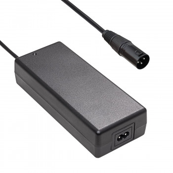 Carregador para e-bike Akyga AK-EV-04 para baterias de 48 V, 54,6 V / 2 A, 110 W, ficha XLR 3 pinos, 1 m
