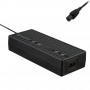 Carregador Akyga AK-EV-11 para trotinete elétrica de 36 V, 42 V / 2 A 84 W, GX12 3 pinos 9 mm, 1 m