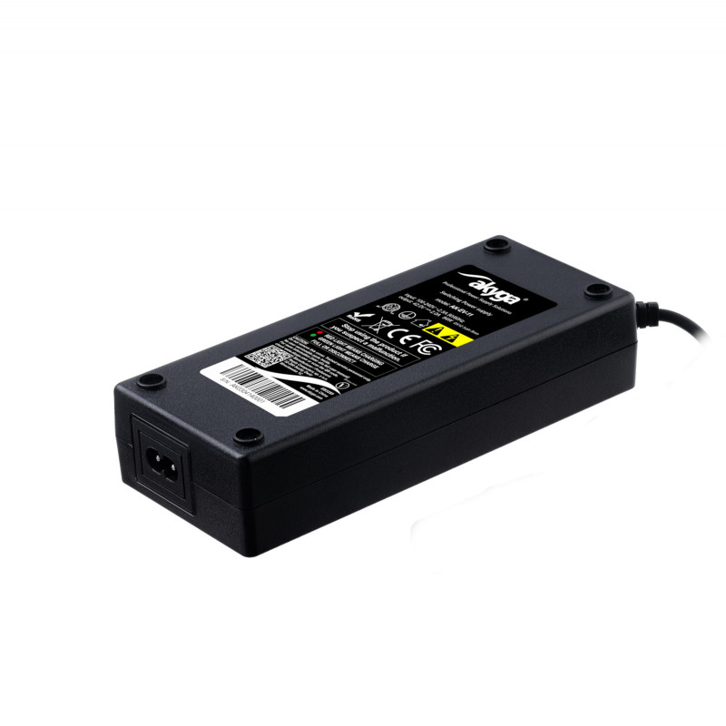 Carregador Akyga AK-EV-11 para trotinete elétrica de 36 V, 42 V / 2 A 84 W, GX12 3 pinos 9 mm, 1 m