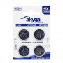Akyga AKY2100 pilha de lítio CR2032 3 V 210 mAh, 4 unid. (blister)