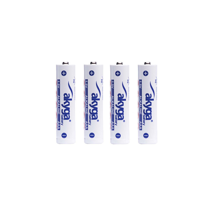 Akyga AKY1971 pilha alcalina AAA LR03 1,5 V 1300 mAh, 4 unid. (blister)
