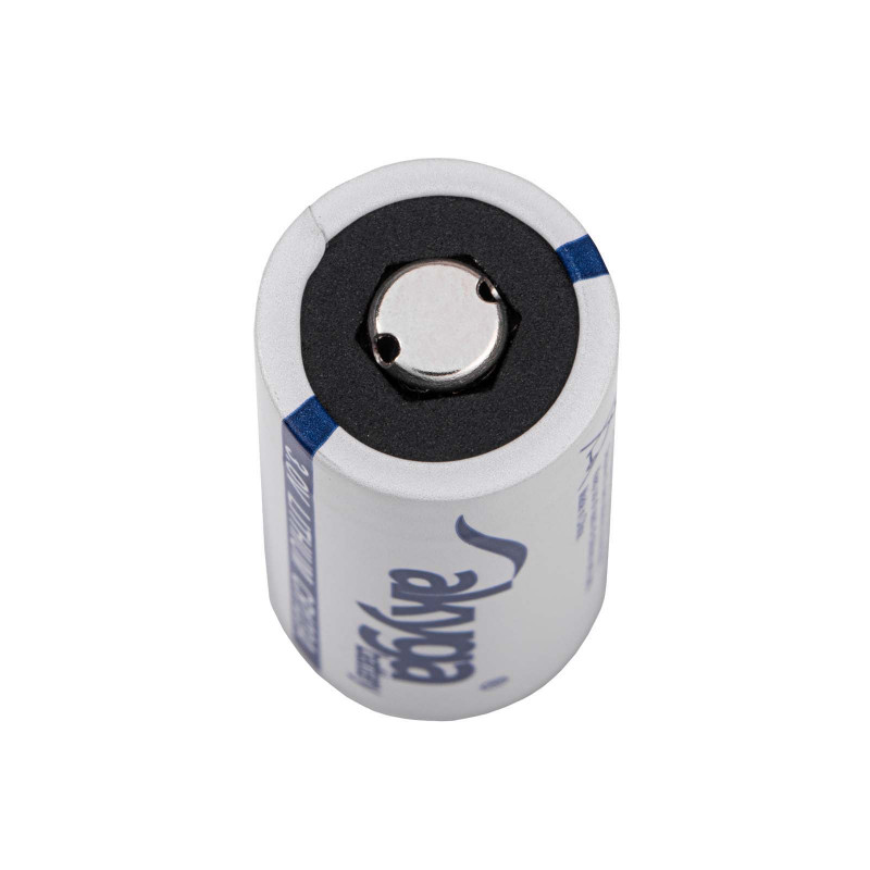 Akyga AKY1235 pilha de lítio CR123A 3 V 1500 mAh, alta temperatura até 85 °C