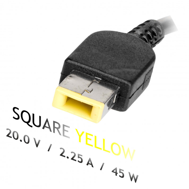 Akyga AK-ND-51 fonte de alimentação para portátil 20 V / 2,25 A, 45 W, Slim Tip, 1,2 m, para Lenovo