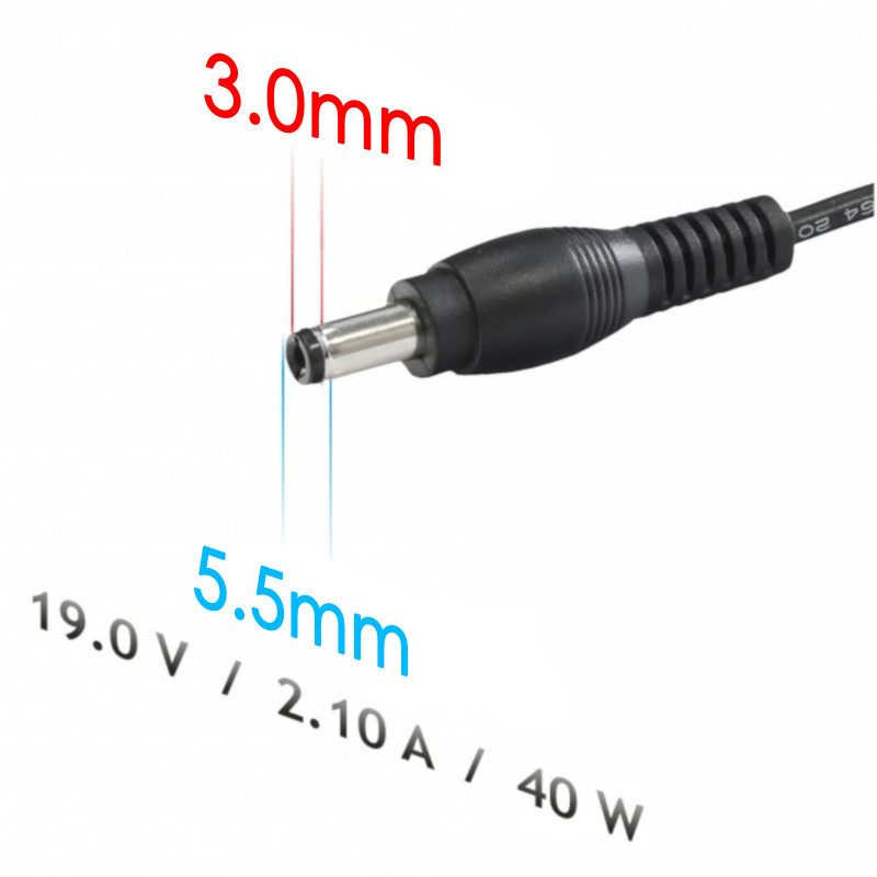 Akyga AK-ND-56 fonte de alimentação para portátil 19 V / 6,32 A, 120 W, 5,5 x 3,0 mm + pino, 1,2 m, para Samsung