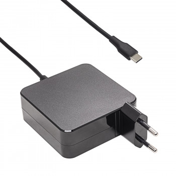 Akyga AK-ND-70 fonte de alimentação USB-C para portátil, 65 W, Power Delivery, 5-20 V / 3-3,25 A, 1,2 m
