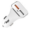 Carregador de automóvel 12/24V Akyga AK-CH-08 18W 2x USB-A Quick Charge 3.0 5-12V / 1.5-3A branco