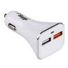 Carregador de automóvel 12/24V Akyga AK-CH-08 18W 2x USB-A Quick Charge 3.0 5-12V / 1.5-3A branco