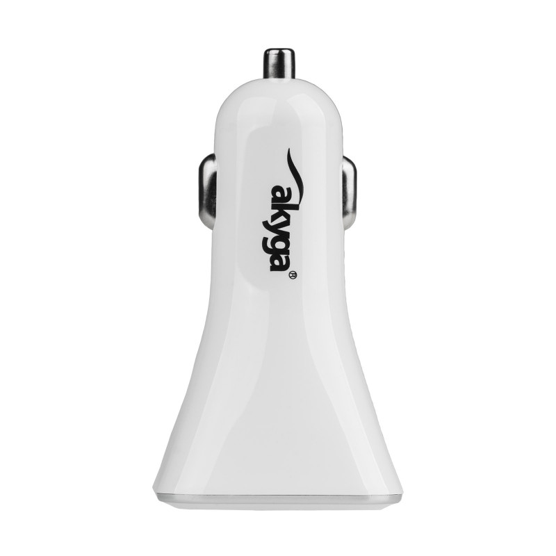 Carregador de automóvel 12/24V Akyga AK-CH-09 34W 4x USB-A 5V / 6.8A branco