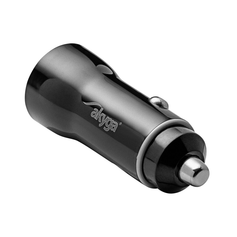 Carregador de automóvel 12/24V Akyga AK-CH-16 36W USB-A + USB-C PD Quick Charge 3.0 5-12V / 1,5-3A preto