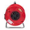 Tambor de cabo Brennenstuhl Akyga AK-CR-08, 4 tomadas, IP20, 25 m, vermelho