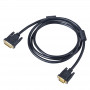 Akyga AK-AV-03 cabo DVI-I 24+5 macho para VGA macho com filtro de ferrite, 1,8 m, preto
