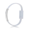 Akyga AK-AD-47 cabo USB de pulseira, USB-C (macho) / USB-A, USB 2.0, 23 cm, branco