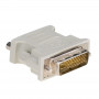 Akyga AK-AD-12 adaptador DVI-I 24+5 macho para VGA fêmea, branco