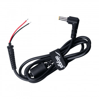 Akyga AK-SC-05 cabo de serviço DC para fonte de alimentação de portátil 5,5 x 3,0 mm + pino, 90 W, 1,2 m, para Samsung