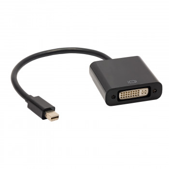 Akyga AK-AD-37 cabo adaptador Mini DisplayPort (macho) para DVI 24+5 (fêmea), 15 cm