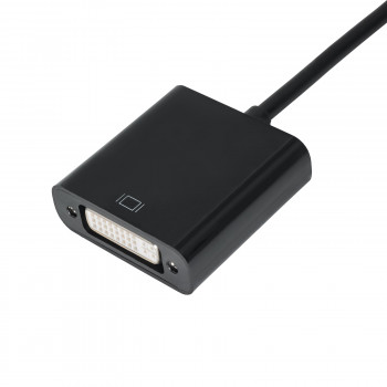 Akyga AK-AD-37 cabo adaptador Mini DisplayPort (macho) para DVI 24+5 (fêmea), 15 cm