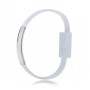 Akyga AK-AD-34 cabo USB de pulseira, Micro-USB-B (macho) / USB-A, USB 2.0, 23 cm, branco