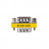 Akyga AK-AD-17 D-Sub 9 pinos (macho) para D-Sub 9 pinos (macho) RS-232 gender changer, prateado