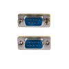 Akyga AK-AD-17 D-Sub 9 pinos (macho) para D-Sub 9 pinos (macho) RS-232 gender changer, prateado