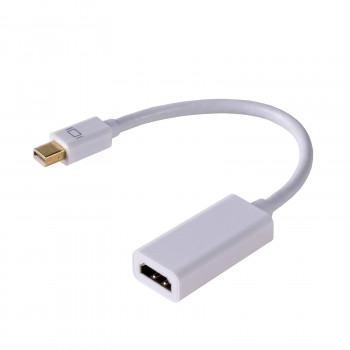 Akyga AK-AD-38 cabo adaptador Mini DisplayPort (macho) para HDMI (fêmea), 4K, 15 cm