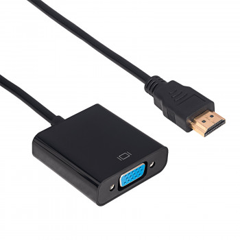 Akyga AK-AD-42 cabo adaptador HDMI (macho) para VGA (fêmea), Full HD, 15 cm