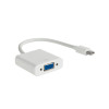Akyga AK-AD-39 cabo adaptador Mini DisplayPort (macho) para VGA (fêmea), 15 cm, branco