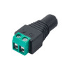 Akyga AK-SC-17 conector fêmea DC 5,5 x 2,1 mm com terminais de parafuso para cabo UTP, CCTV