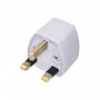 Akyga AK-AD-59 adaptador de viagem US / AU / EU para UK, 250 V, 10 A, branco
