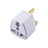 Akyga AK-AD-59 adaptador de viagem US / AU / EU para UK, 250 V, 10 A, branco