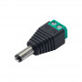 Akyga AK-SC-16 Ficha DC 5,5 x 2,1 mm com terminais de parafuso para cabo UTP, CCTV