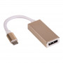 Akyga AK-AD-56 Cabo adaptador USB-C (macho) para DisplayPort, 15 cm
