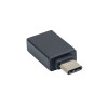 Akyga AK-AD-54 Adaptador OTG USB-C (macho) para USB-A 3.0 (fêmea), preto