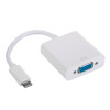 Akyga AK-AD-55 Cabo adaptador USB-C (macho) para VGA (fêmea), Full HD, 15 cm
