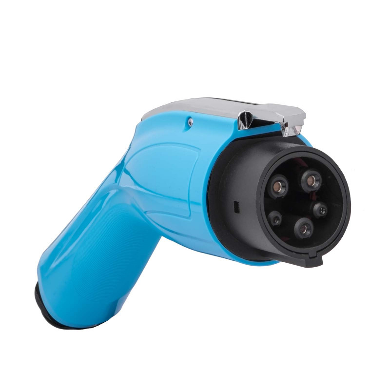 Akyga AK-SC-E02 Ficha de carregamento Type 1 (J1772) para veículos elétricos, monofásico, 32 A, azul