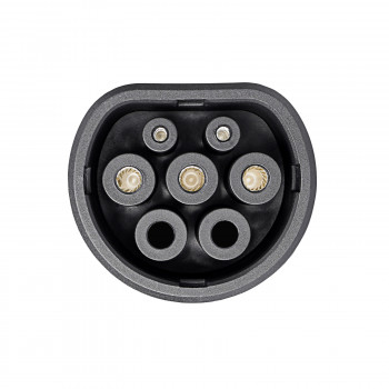 Akyga AK-SC-E04 Ficha de carregamento Type 2 (IEC 62196-2) para veículos elétricos, monofásico, 32 A, azul