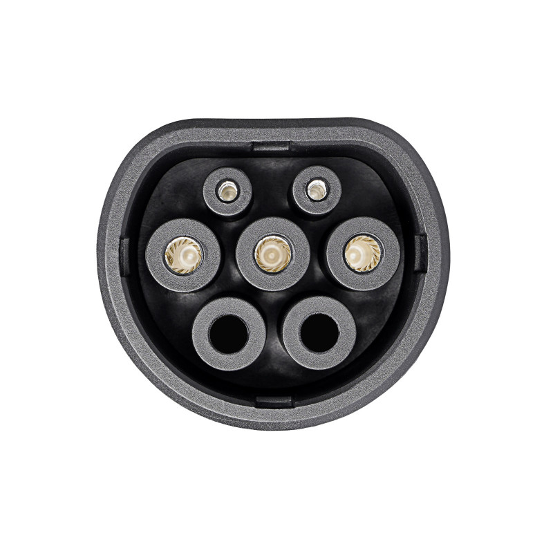 Akyga AK-SC-E04 Ficha de carregamento Type 2 (IEC 62196-2) para veículos elétricos, monofásico, 32 A, azul