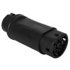 Akyga AK-SC-E09 Adaptador de carregamento para veículos elétricos Type 1 (J1772) fêmea para Type 2 (IEC 62196-2) macho, monofásico, 32 A, preto
